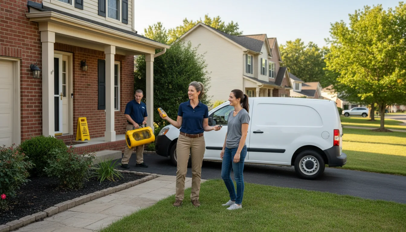 Water restoration image for Home Water Damage Repair in Red House, WV